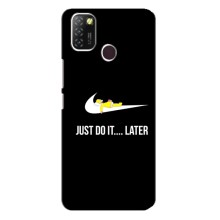 Силиконовый Чехол на Infinix Hot 10 Lite с картинкой Nike (Later)