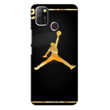Силиконовый Чехол Nike Air Jordan на Инфиникс Хот 10 Лайт (Джордан 23)