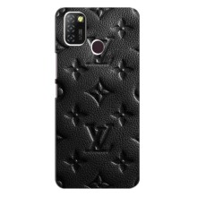 Текстурный Чехол Louis Vuitton для Инфиникс Хот 10 Лайт – Черный ЛВ