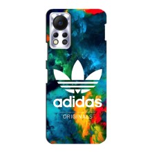 Чохли Адидас для Infinix Hot 11s (AlphaPrint) (Яскравий Адідас)