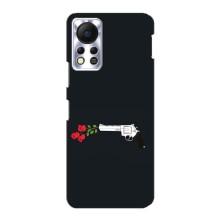 Чехлы (ART) Цветы на Infinix Hot 11s (VPrint) (Неочікувані квіти)