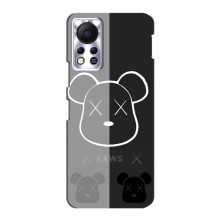 Чехлы для Infinix Hot 11s - Bearbrick Louis Vuitton (PREMIUMPrint) (БеарБрик глаза)