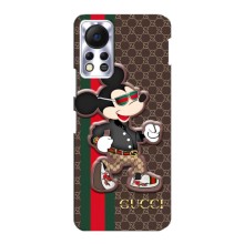 Чохли  GUCCI для Інфінікс Гост 11с (AlphaPrint) (Маус Гуччі)