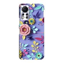 Чохли з квітами для Infinix Hot 11s (VPrint) (Дизайн квітів)