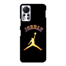 Чохли для Infinix Hot 11s - з картинкою JORDAN (AlphaPrint) (Jordan Gold)