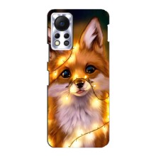 Чохли з картинкою Лисичка для Infinix Hot 11s (VPrint) (Лисичка в гірляндах)