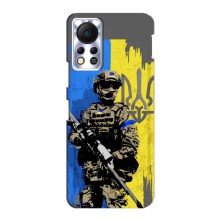 Чехлы с картинкой ЗСУ для Infinix Hot 11s (AlphaPrint) (АРТ солдат)