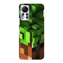 Чохол Майнкрафт на Infinix Hot 11s (AlphaPrint) Minecraft (текстура Майнкрафт)