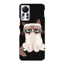 Чохол з принтом для Infinix Hot 11s (AlphaPrint) Модні коти (Сумний кіт)