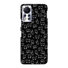 Чохол з принтом для Infinix Hot 11s (AlphaPrint) Модні коти (Маленькі котики)