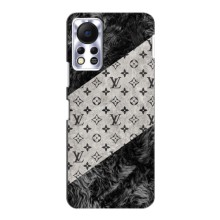 Чехол Стиль Louis Vuitton на Infinix Hot 11s – LV на белом