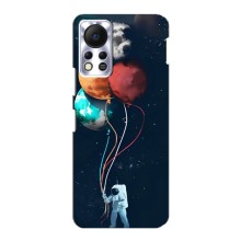 Космічні Чохли для Інфінікс Гост 11с (VPrint) (Планети кульки)