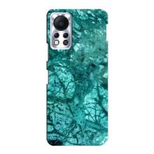 Мраморний чехол на Infinix Hot 11s (VPrint) (Зелений мрамор)