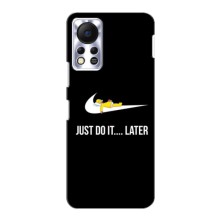 Силиконовый Чехол на Infinix Hot 11s с картинкой Nike – Later