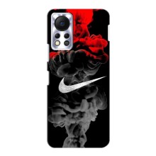 Силіконовый Чохол на Infinix Hot 11s з картинкою НАЙК (Nike дим)