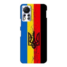 Украинские Чехлы для Infinix Hot 11s с картинкой УПА (AlphaPrint) (Прапор УПА)