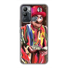 Брендновые Чехлы для Infinix Hot 12 Play - (PREMIUMPrint) – Mario LV