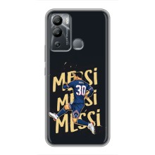 Чехлы для Infinix Hot 12 Play (Leo чемпион) (AlphaPrint) (Messi ПСЖ)