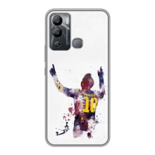 Чехлы Месси для Infinix Hot 12 Play (AlphaPrint) (Messi Barca)