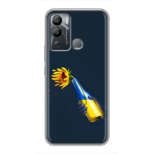 Чехол для Патриота Украины Infinix Hot 12 Play - (AlphaPrint) (Коктейль молотова)