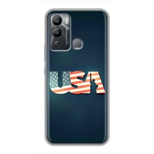 Чохол Прапор USA для Infinix Hot 12 Play (USA)