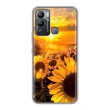Чохол з Квітами для Infinix Hot 12 Play (поле соняшників)