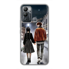 Чохол з дизайном Венздей 2 на Infinix Hot 12 Play – Венздей і Тайлер