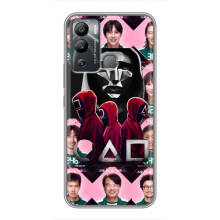 Чохол Гра в кальмара для Infinix Hot 12 Play – Персонажі гри кальмара