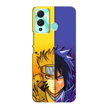 Купить Чехлы на телефон с принтом Anime для Инфиникс ХОТ 12 Плей – Naruto Vs Sasuke