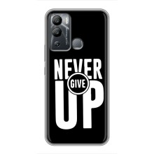 Силиконовый Чехол на Infinix Hot 12 Play с картинкой Nike (Never Give UP)