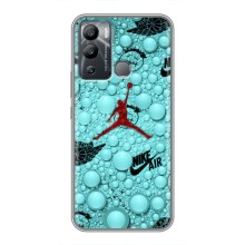 Силиконовый Чехол Nike Air Jordan на Инфиникс ХОТ 12 Плей – Джордан Найк