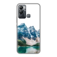 Силиконовый чехол с КАРТИНКАМИ лето для Infinix Hot 12 Play (AlphaPrint) (Гори)