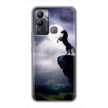 Чехлы с изображением разных животных для Infinix Hot 12i (Лошадь)