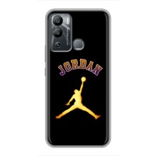 Чехлы для Infinix Hot 12i - с картинкой JORDAN (AlphaPrint) (Jordan Gold)