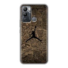 Чехлы для Infinix Hot 12i - с картинкой JORDAN (AlphaPrint) (Logo Jordan)