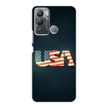 Чохол Прапор USA для Infinix Hot 12i (USA)