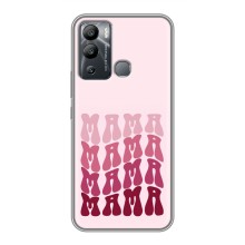 Чехлы на день мамы для Инфиникс ХОТ 12 ай – Надпись мама