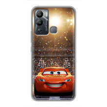 Чохол з принтом Маквін для Infinix Hot 12i – Червоний маквін