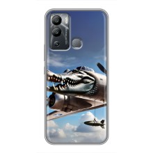 Чехол с мемом Тралалело тралала на Infinix Hot 12i (Бомбардиро крокодило)