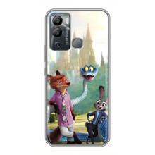 Чехол Зоотрополіс на Infinix Hot 12i – Ник Джуди и змея