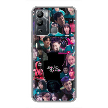 Чохол Гра в кальмара для Infinix Hot 12i – Колаж гра кальмара