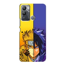 Купить Чехлы на телефон с принтом Anime для Инфиникс ХОТ 12 ай – Naruto Vs Sasuke