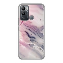 Мраморный чехол на Infinix Hot 12i (VPrint) (Пурпурный Мрамор)
