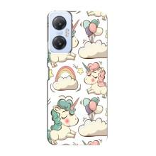 Чехол для Инфиникс Хот 20 5G - (Единорожки - Новинки) (AlphaPrint) (Единорожки)