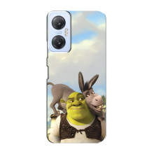 Чехол с мультфильмом Шрек на Infinix Hot 20 (5G) – Шрек и осел