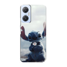 Чехол с рисунком Стич для Infinix Hot 20 (5G) – Стич с цветочком