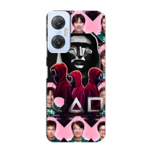 Чехол Гра в кальмара для Infinix Hot 20 (5G) – Персонажи игры кальмара