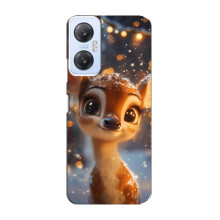 Яскравий чохол для Infinix Hot 20 (5G) з Зимові Оленята – Оленятко серед герлянд