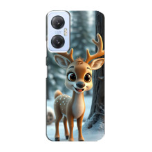 Яскравий чохол для Infinix Hot 20 (5G) з Зимові Оленята – Оленятко в лісі