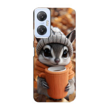 Печатный чехол «Зверята с кофе» для Infinix Hot 20 (5G)